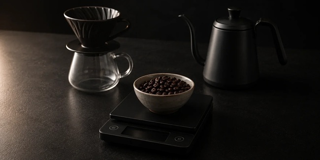 brewing coffee with the right water to coffee ratio